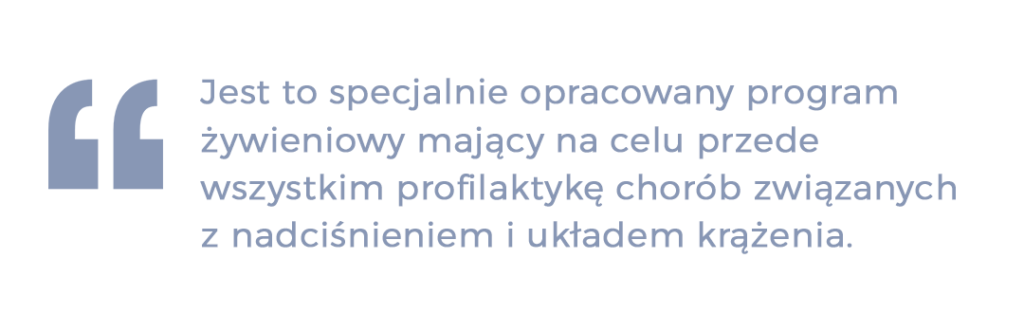 Opracowanie dieta dash